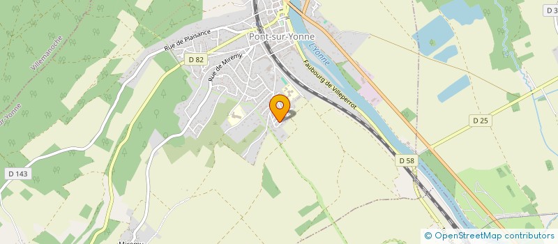 localisation de l'entreprise MADAME ALINE CLAUSET  PONT-SUR-YONNE