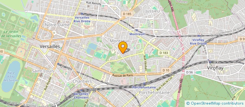localisation de l'entreprise MADAME ALINE COHEN-TENOUDJI à VERSAILLES