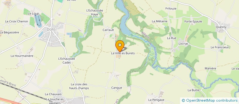 localisation de l'entreprise MADAME ALINE COLLEU  JUGON-LES-LACS