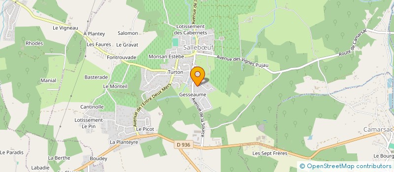 localisation de l'entreprise MADAME ALINE COLOMB  SALLEBUF