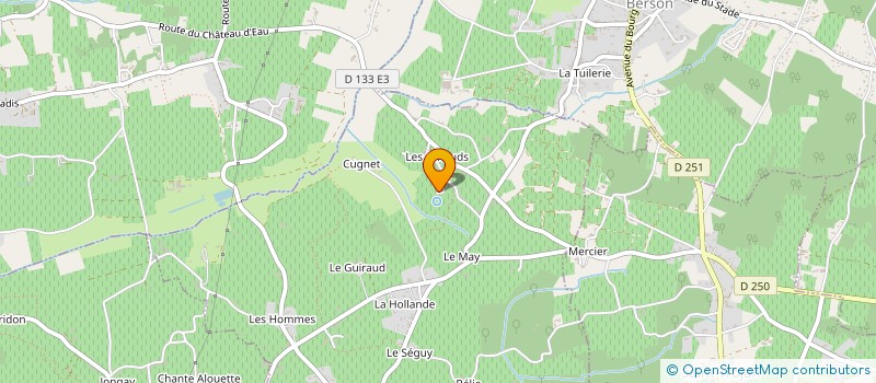 localisation de l'entreprise MADAME ALINE COMBEAU  SAINT-CIERS-DE-CANESSE