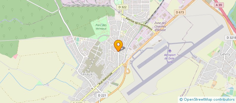 localisation de l'entreprise MADAME ALINE COMMEAU  TAVAUX