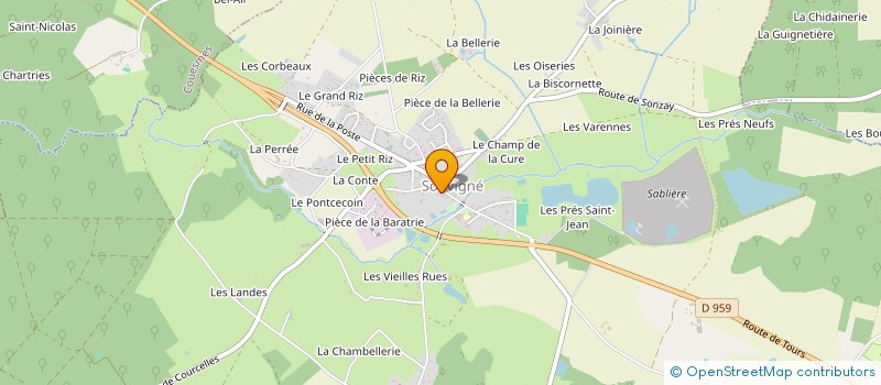 localisation de l'entreprise MADAME ALINE CONTAMINE  SOUVIGNE