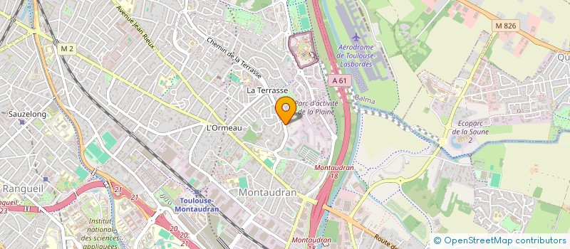 localisation de l'entreprise MADAME ALINE COR à TOULOUSE