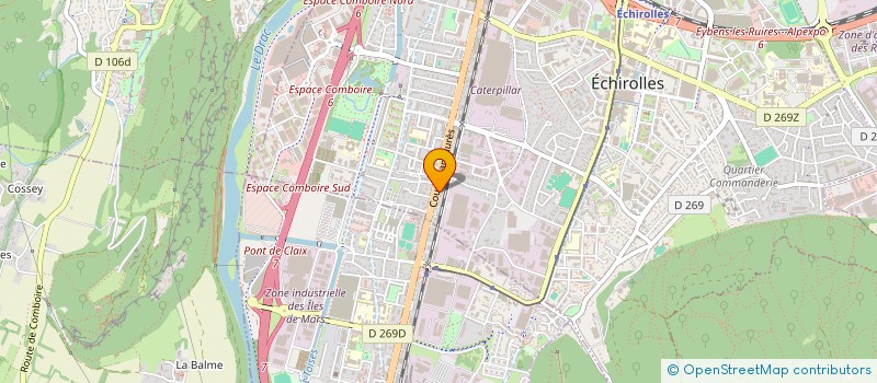 localisation de l'entreprise MADAME ALINE CORALIE CHENEAU  ECHIROLLES