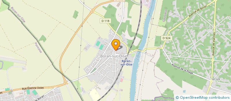 localisation de l'entreprise MADAME ALINE COUMES  BORAN-SUR-OISE