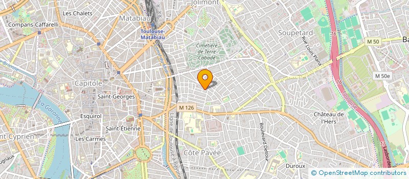 localisation de l'entreprise MADAME ALINE COURREGELONGUE  TOULOUSE