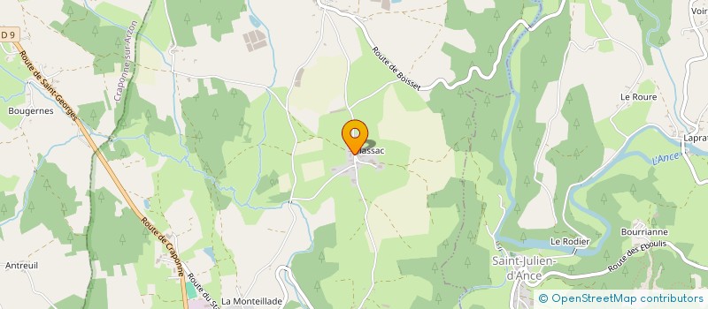 localisation de l'entreprise MADAME ALINE COURT  SAINT-GEORGES-LAGRICOL