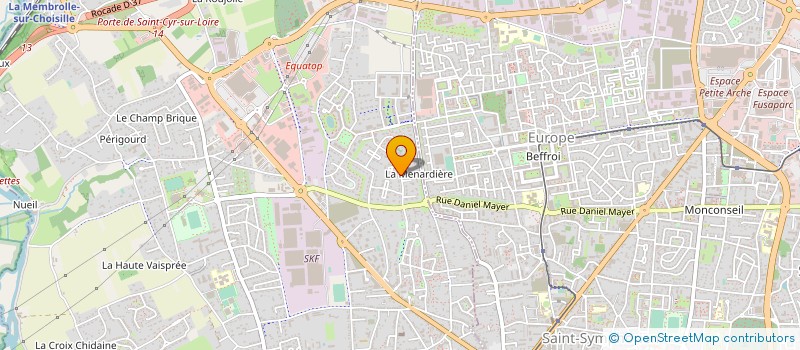 localisation de l'entreprise MADAME ALINE CRIQ à SAINT-CYR-SUR-LOIRE