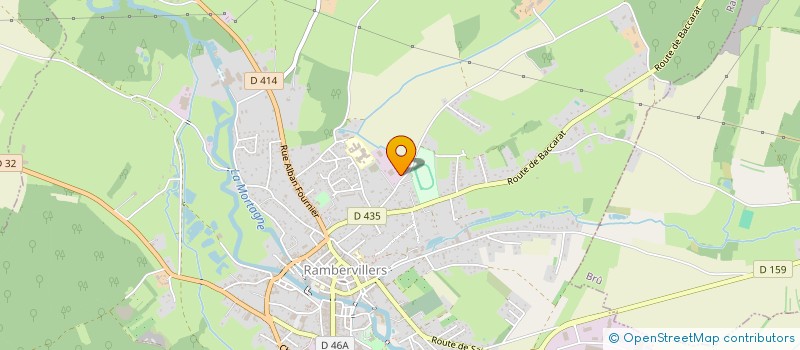 localisation de l'entreprise MADAME ALINE CROISE  RAMBERVILLERS