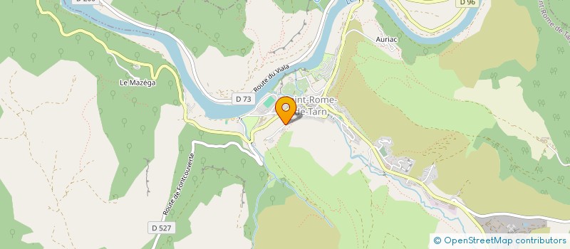 localisation de l'entreprise MADAME ALINE CROS  SAINT-ROME-DE-CERNON