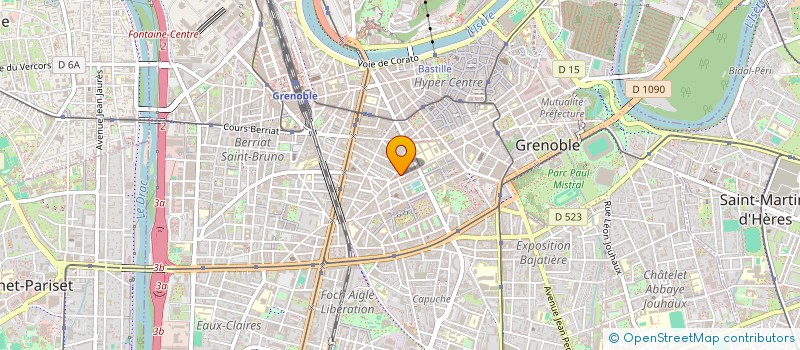 localisation de l'entreprise MADAME ALINE CULET à GRENOBLE