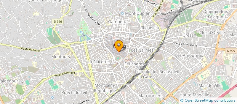 localisation de l'entreprise MADAME ALINE D ARBLADE à NIMES