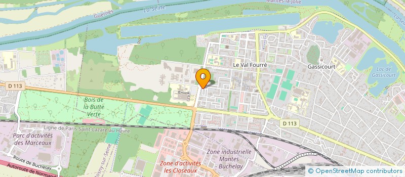 localisation de l'entreprise MADAME ALINE DA SILVA CAETANO  MANTES-LA-JOLIE