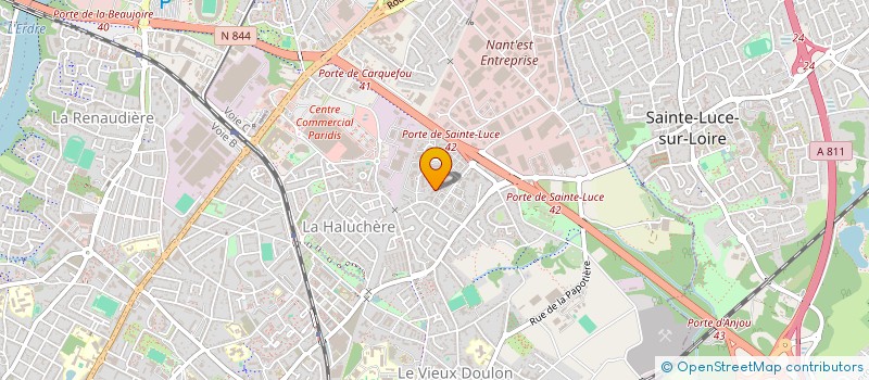 localisation de l'entreprise MADAME ALINE DAGO à NANTES