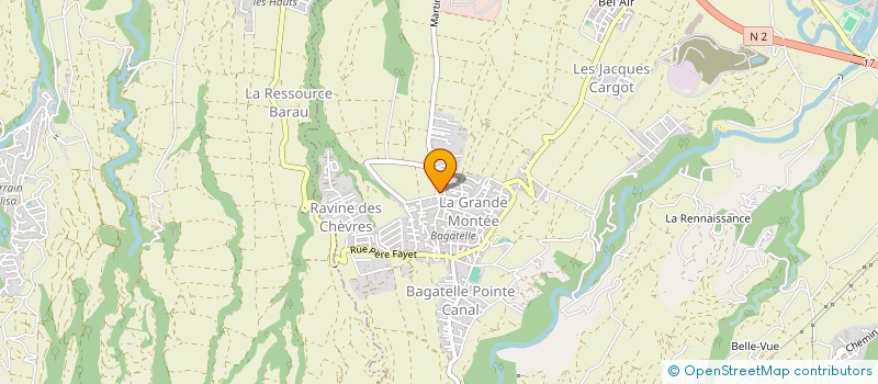 localisation de l'entreprise MADAME ALINE DAGUT à SAINTE-SUZANNE