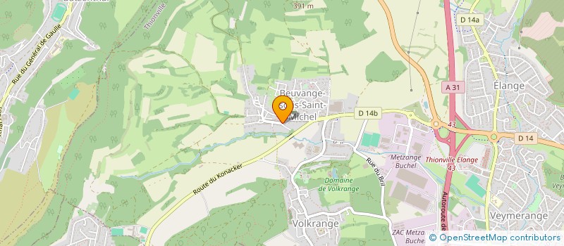 localisation de l'entreprise MADAME ALINE DALENCONTE  THIONVILLE