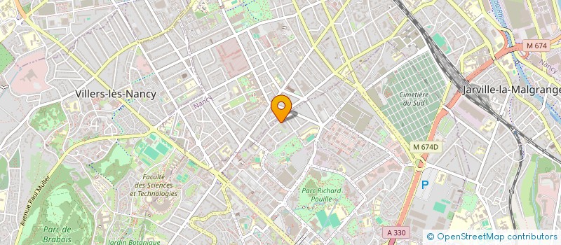 localisation de l'entreprise MADAME ALINE DAUER  VANDUVRE-LES-NANCY