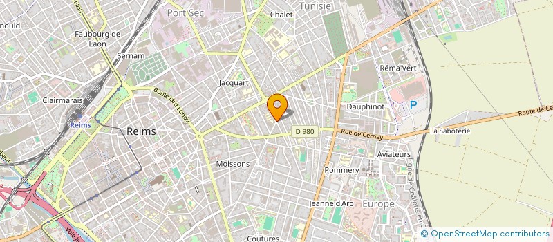 localisation de l'entreprise MADAME ALINE DAUTELLE  REIMS