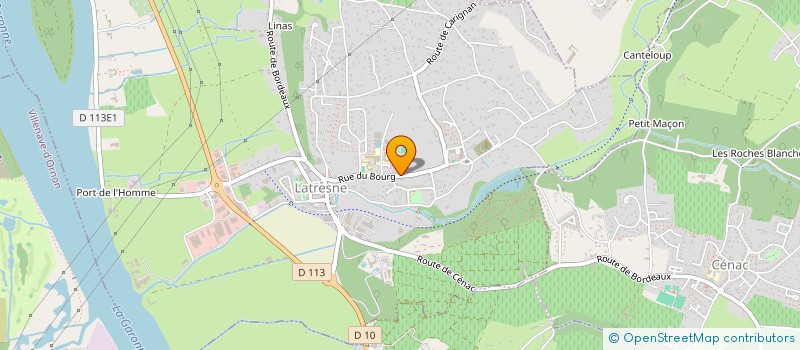 localisation de l'entreprise MADAME ALINE DAVIES  LATRESNE