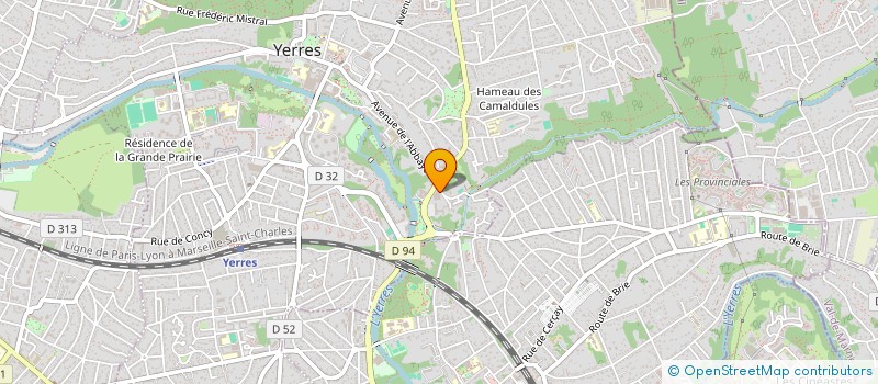 localisation de l'entreprise MADAME ALINE DE FREITAS GONCALVES  YERRES