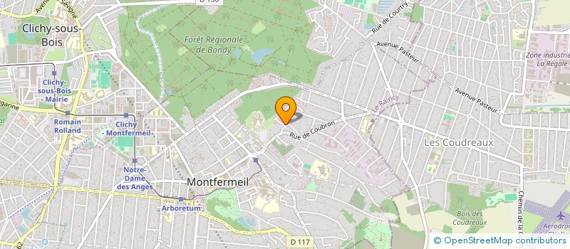 localisation de l'entreprise MADAME ALINE DE MATOS  MONTFERMEIL