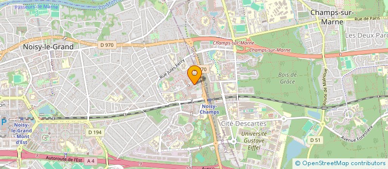 localisation de l'entreprise MADAME ALINE DEBAS  PARIS