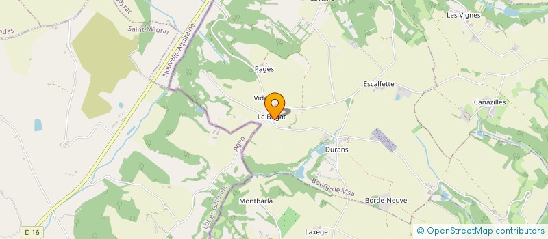 localisation de l'entreprise MADAME ALINE DECAUNES  LACOUR