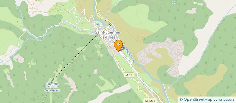 localisation de l'entreprise MADAME ALINE DECESARI  SAINT-ETIENNE-DE-TINEE