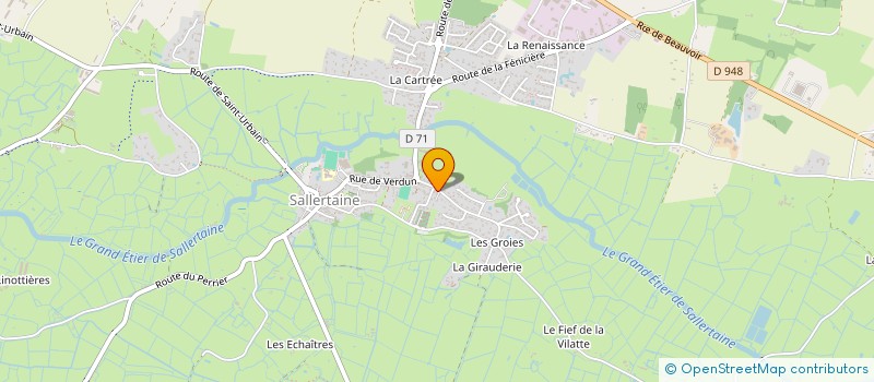 localisation de l'entreprise MADAME ALINE DEHAIS à SALLERTAINE