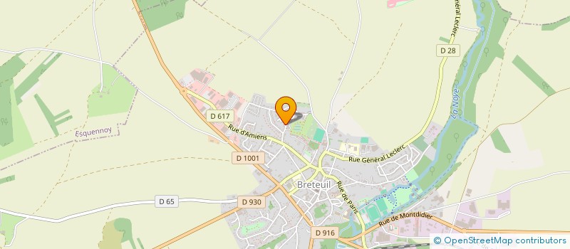 localisation de l'entreprise MADAME ALINE DELANNOY  PAILLART