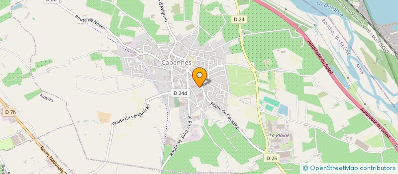 localisation de l'entreprise MADAME ALINE DELAPORTE  CABANNES