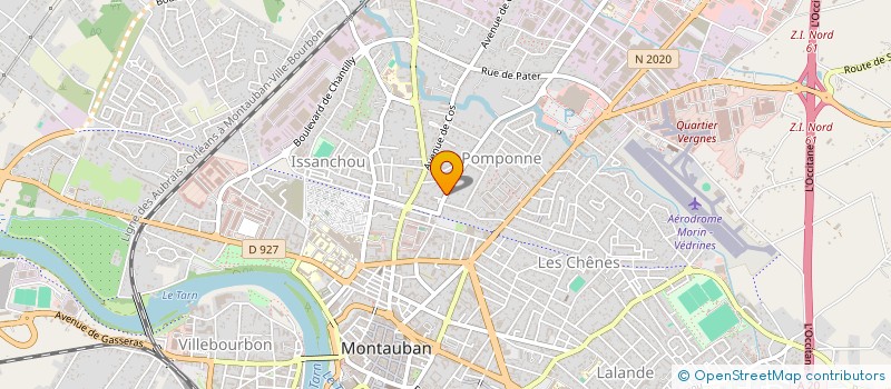 localisation de l'entreprise MADAME ALINE DELBREIL  MONTAUBAN