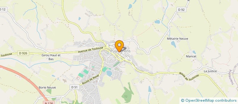 localisation de l'entreprise MADAME ALINE DELOCHE à PUYLAURENS