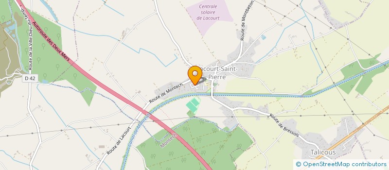 localisation de l'entreprise MADAME ALINE DELON  MONTBETON