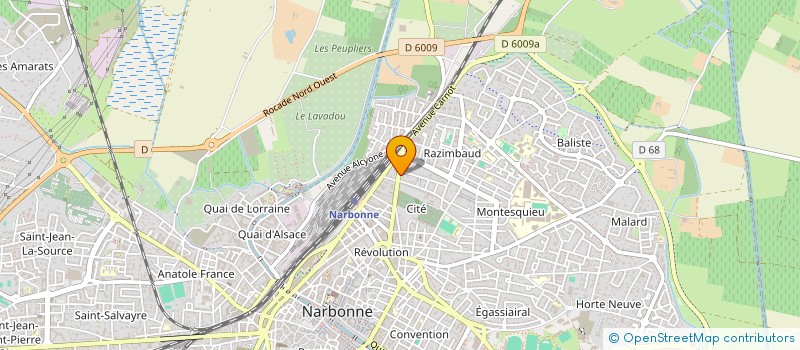 localisation de l'entreprise MADAME ALINE DEMAY à NARBONNE