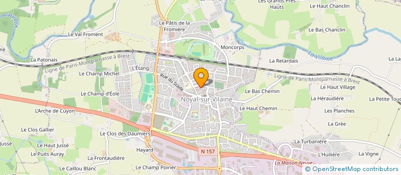 localisation de l'entreprise MADAME ALINE DESAINTJEAN  NOYAL-SUR-VILAINE