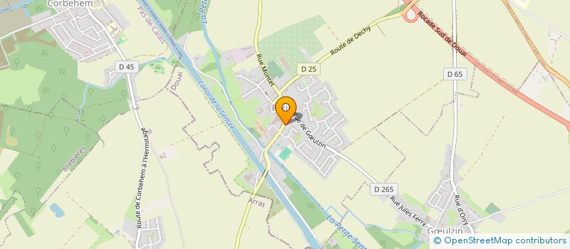 localisation de l'entreprise MADAME ALINE DESCHAMPS  FERIN