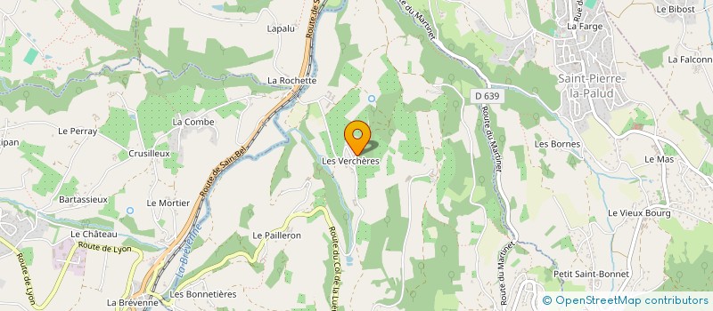 localisation de l'entreprise MADAME ALINE DESGRANGES à CHEVINAY