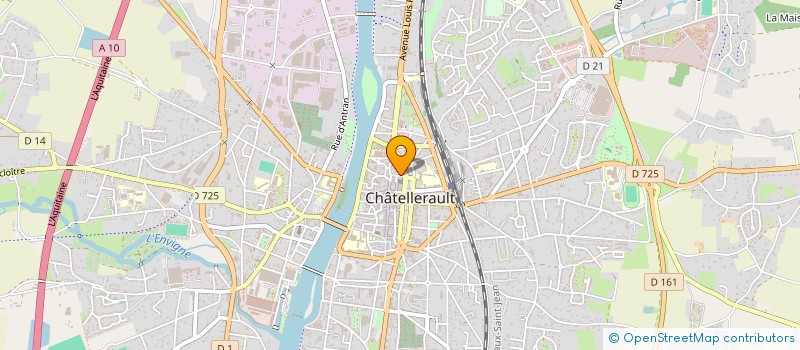 localisation de l'entreprise MADAME ALINE DESIRE  CHATELLERAULT