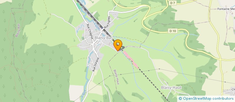 localisation de l'entreprise MADAME ALINE DOMET  BLAISY-BAS