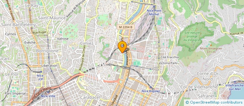 localisation de l'entreprise MADAME ALINE DOS SANTOS DE CARVALHO à NICE