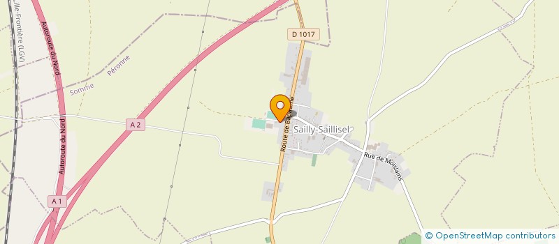 localisation de l'entreprise MADAME ALINE DOUAY  SAILLY-SAILLISEL