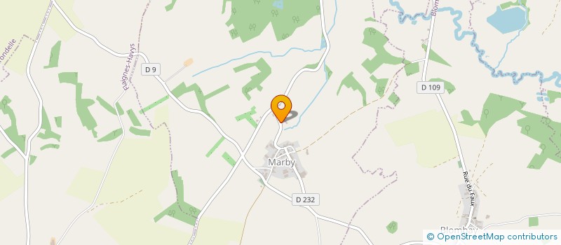 localisation de l'entreprise MADAME ALINE DUCHENNE  MARBY