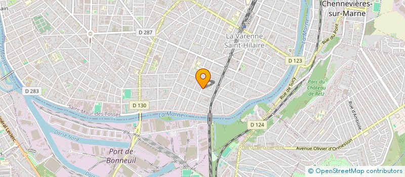 localisation de l'entreprise MADAME ALINE DUGELBY  SAINT-MAUR-DES-FOSSES