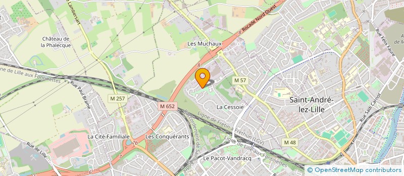 localisation de l'entreprise MADAME ALINE DUMORTIER à LAMBERSART