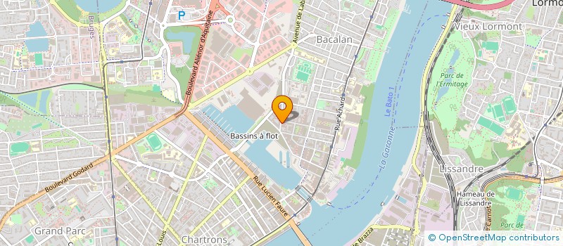 localisation de l'entreprise MADAME ALINE DUPERCHE  BORDEAUX