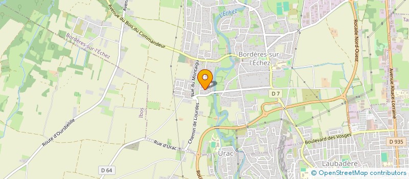 localisation de l'entreprise MADAME ALINE DUPONT  BORDERES-SUR-L'ECHEZ