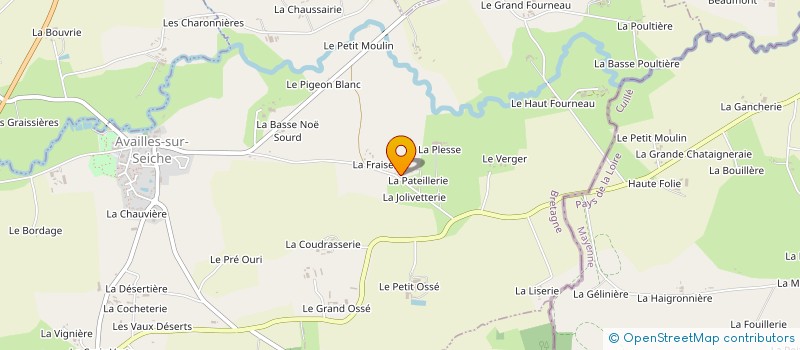 localisation de l'entreprise MADAME ALINE DUPONT  AVAILLES-SUR-SEICHE