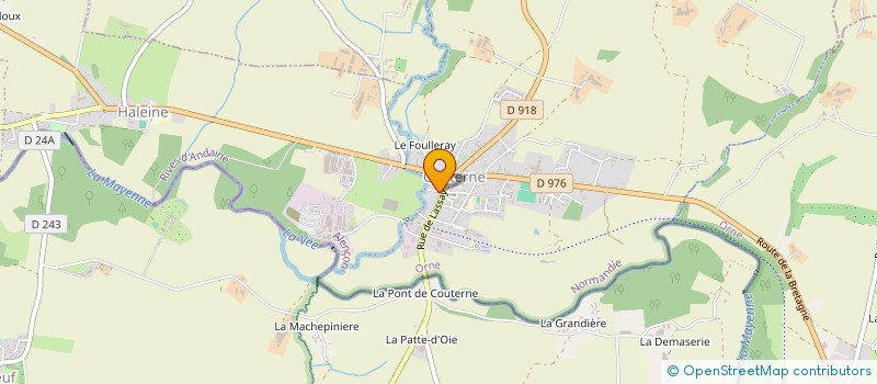localisation de l'entreprise MADAME ALINE DUPRE à LA FERTE MACE